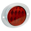 REFLECTOR ALUM ROUND RED