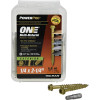 MULTISCREW 1/4X2-1/4"BRZ HILLMAN Power Pro 1/4 in. Ga. X 2-1/4 in. L Star Hex Washer Head Coarse Multi-Material Screws