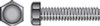 HEX TAP BOLT1/4X3.5BX100