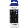 USB C CABLE BLACK 3'