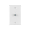 VIDEO WALL JACK WHT 4.5"