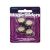 GLIDE NAIL BG/BLK 1" 4PK