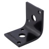 CORNER BRACE BLK 1.5" Hampton 1.5 in. H X 1.65 in. W X 1/8 in. D Black Steel Inside/Outside Brace