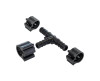 PEX TEE W/CLAMP 3/8 4PC