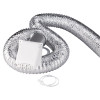 DRYER VENT KIT WHT 8