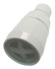 SHOWERHEAD WHITE PLASTIC