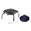 FIREPIT PORTBL 34 BLK