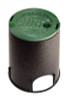 VALVE BOX ROUND 6 BLACK
