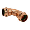 90 DGR ELBW PRS CPR 3/4" Quickfitting 3/4 in. Press in. X 3/4 in. D Press in. Copper 90 Degree Elbow