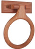 OAK FIN TOWEL RING
