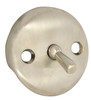OVERFLOW PLATE BN Danco 3-1/4 in. Brushed Nickel Round Metal