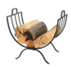 LOG RACK BLACK 20X21X14