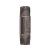 NIPPLE BLACK 1/2X3 STZ Industries 1/2 in. MIP each X 1/2 in. D MIP Black Steel 3 in. L Nipple