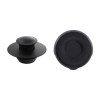 DRAIN COVER RND MAT BLK