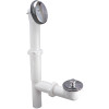 BATH DRAIN 1.5 WHT CHRM
