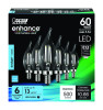 LED CA10 E12 DL 60W 6PK