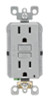 GFCI ST RECEPT 15A GRAY