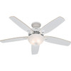 CEILING FAN SNOW WHT 52