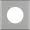 WALLPLT SGL RCPT 2G MTL