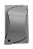1G UNIVERSAL CVR GRY Sigma Engineered Solutions Rectangle Metal 1 gang Universal Cover