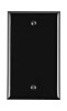 WALLPLATE BLANK 1G BLACK