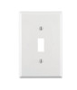 WALL PLAT TOGGL 1G WHT