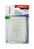 OUTLET BOX W/SWTCH&FCPLT Legrand Rectangle Plastic 1 gang Switch Kit Ivory