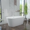 DreamLine Enigma 59" Freestanding Acrylic Bathtub BT60X2960C06 Oil Rubbed Bronze Drain