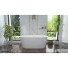 DreamLine Enigma 59" Freestanding Acrylic Bathtub BT60X2960C06 Oil Rubbed Bronze Drain