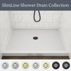 DreamLine DN09X02R09 Slimline 2 Inch Round Shower Drain, Matte Black