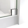 DreamLine Continuum 55-59" W x 62" H Sliding Tub Door, Polished Stainless Steel, Tempered Glass