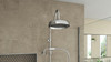 DreamLine FSAB1034H49X01 Abbey Thermostatic Shower Faucet Set, Chrome, 10" W x 34.5" D