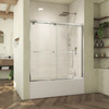 DreamLine Abbey WLDR1660580-01 56-60 in. W x 58 in. H Semi-Frameless Bypass Tub Door Chrome