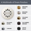 DreamLine DN09X02R32 Slimline 2-Inch Round Polished Nickel Shower Drain