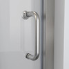 DreamLine Levantine 44-48" W x 72" H Semi-Frameless Sliding Shower Door, Clear Glass, Brushed Nickel