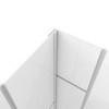 DreamLine Infinity-Z 36"D x 60"W x 78.75"H Sliding Shower Door with Base & Wall Kit, Chrome