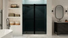 DreamLine Dexterity WLDR636076G-09 Frameless Bypass Shower Door 56-60in Adjustable Smoke Gray