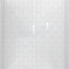 DreamLine Infinity-Z 36x60x78.75 Sliding Shower Door Kit Chrome Frosted Glass