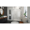DreamLine Sapphire-V 56-60W x 76H Bypass Shower Door Chrome Clear Glass