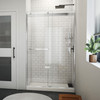 DreamLine Sapphire-V 44-48 in. W x 76 in. H Bypass Shower Door Chrome Clear Glass