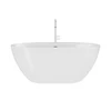 DreamLine Essence 65.38" Freestanding Acrylic Bathtub BT63X3666C01 White