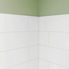 DreamLine DreamStone 32 x 60 in. White Modern Subway Shower Base and Wall Kit