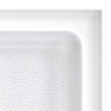 DreamLine DreamStone 34" D x 54" W Shower Base and Wall Kit, White Modern Subway Pattern