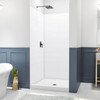 DreamLine DreamStone 42x42 White Subway Pattern Shower Base and Wall Kit