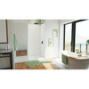 DreamLine DreamStone 34 x 42 in. White Modern Subway Base and Wall Kit