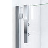 DreamLine Ascend 62-63 W x 72 H Frameless Pivot Shower Door Satin Black