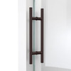 DreamLine Continuum WL61480760VDX06 44-48 in. Frameless Sliding Shower Door, Oil Rubbed Bronze