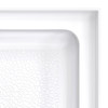DreamLine DreamStone 36×36 in. White Modern Subway Pattern Shower Base and Wall Kit