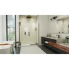 DreamLine Ascend 60 1/2-61 1/2 in. W x 72 in. H Frameless Pivot Shower Door, Oil Rubbed Bronze