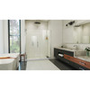 DreamLine Ascend 60 1/2-61 1/2 in. W x 72 in. H Frameless Pivot Shower Door Chrome